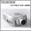 may chieu techview tv-v100 (7’’lcd+hdmi) hinh 1